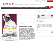 Tablet Screenshot of jimmy-burns.com